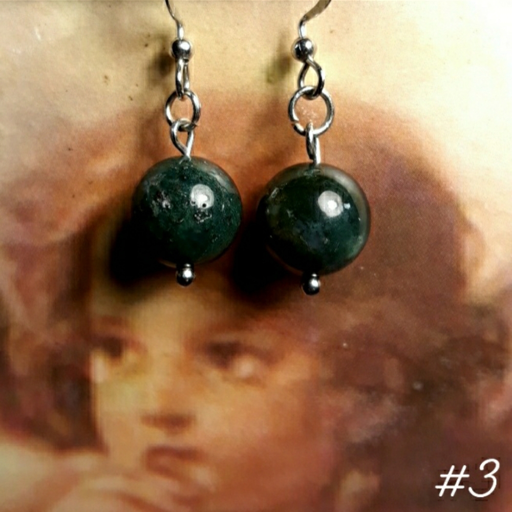 Natural Stone Earrings